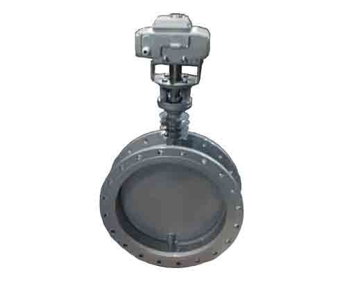 High temperature electric butterfly valve